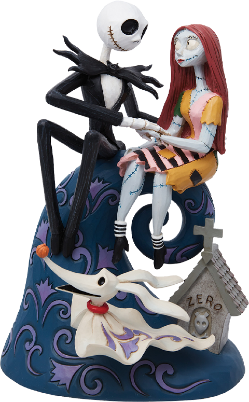 Jack, Sally, & Zero on Hill Figurine by Enesco, LLC