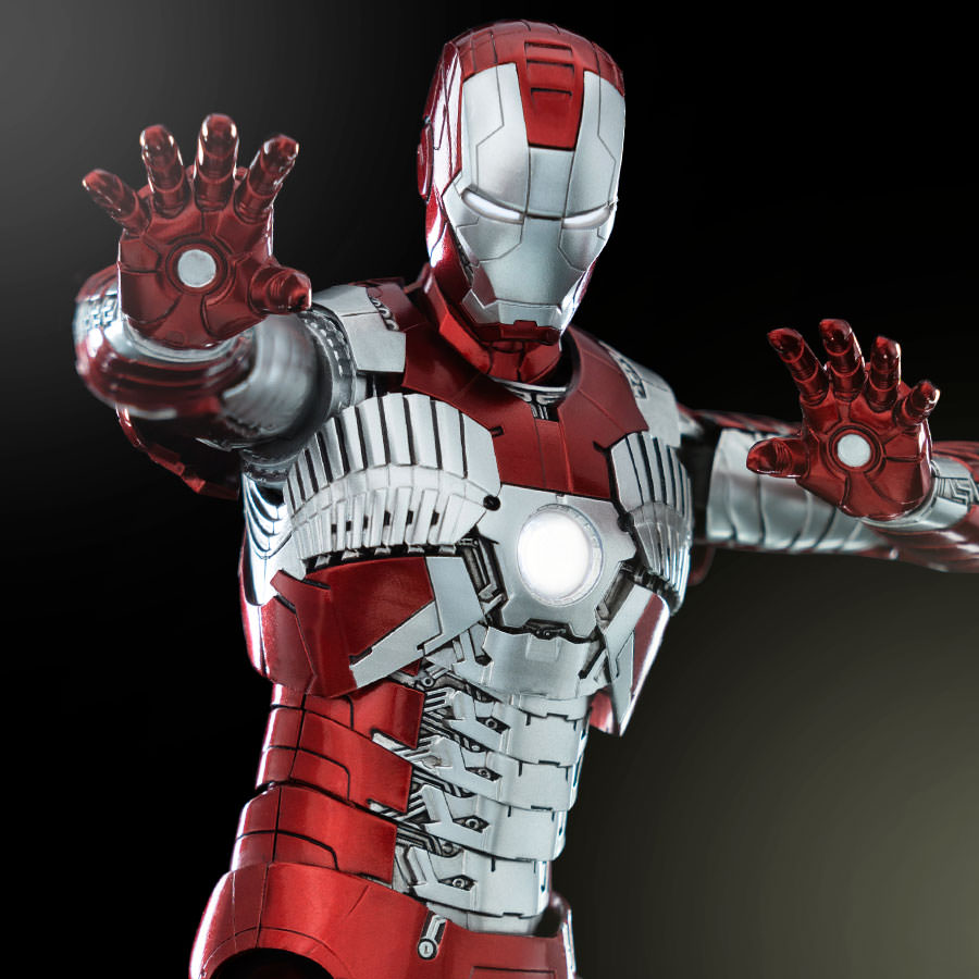 DLX Iron Man Mark 5 Collectible Figure by Threezero | Sideshow