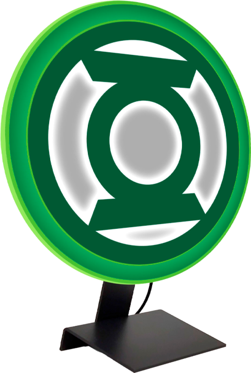 Green Lantern LED Logo Light (Regular) Wall Light by Brandlite