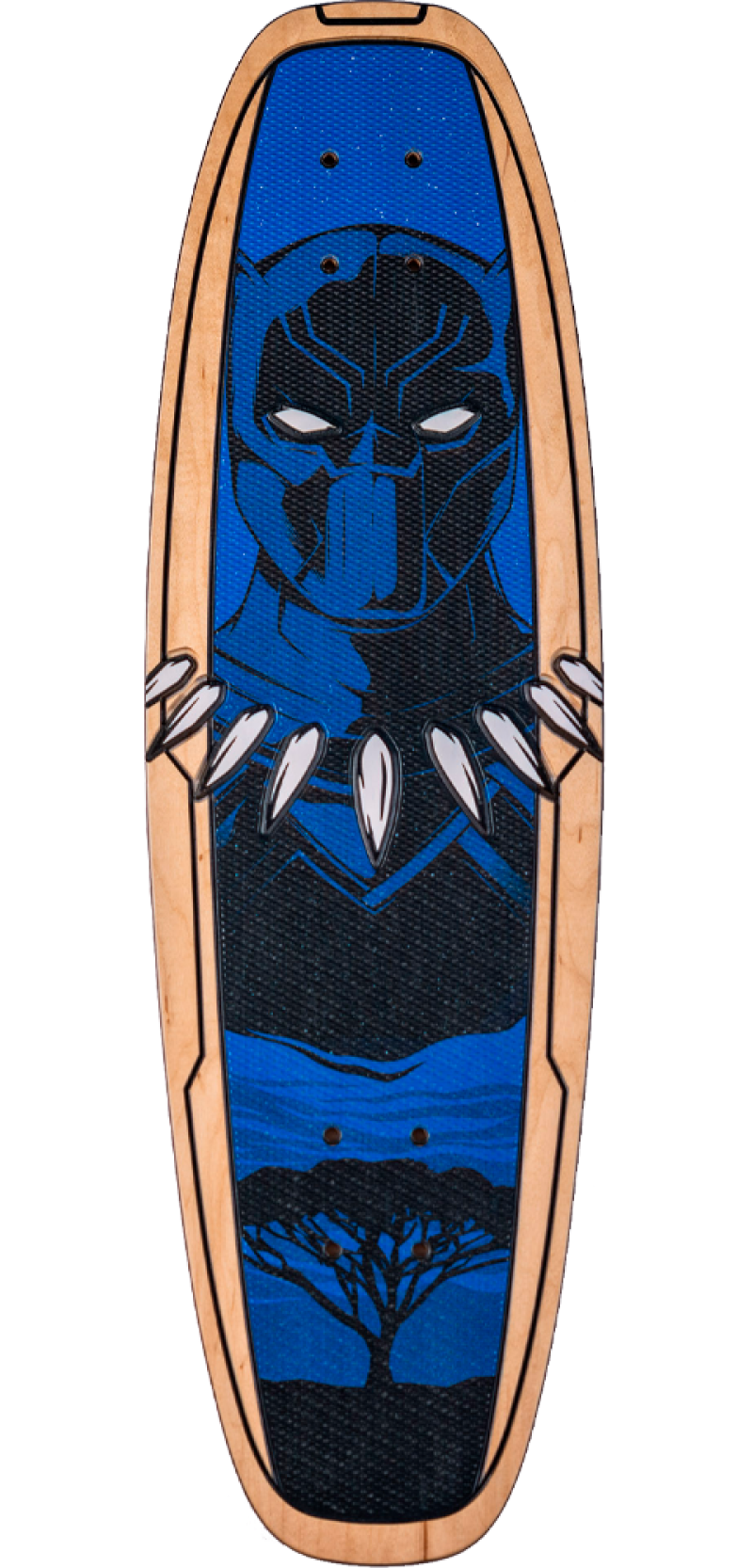 The Black Panther Skateboard Deck by Bear Walker