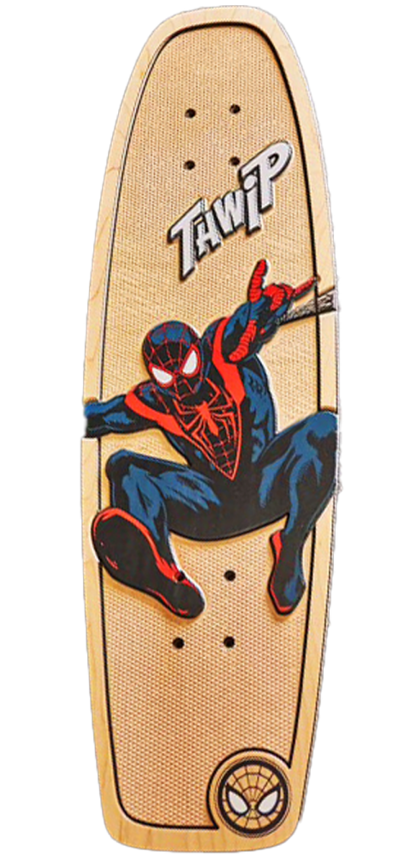 Miles Morales Skateboard Deck by Bear Walker