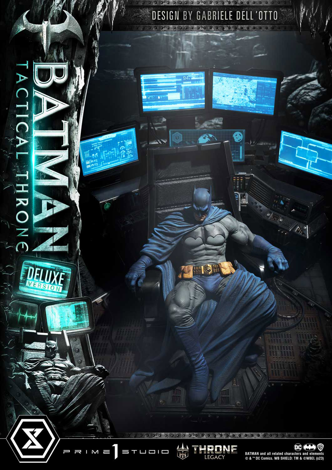 BATMAN TACTICAL TRHONE 1.4 scale statue Batman-tactical-throne-deluxe-version_dc-comics_gallery_650396c6495c5