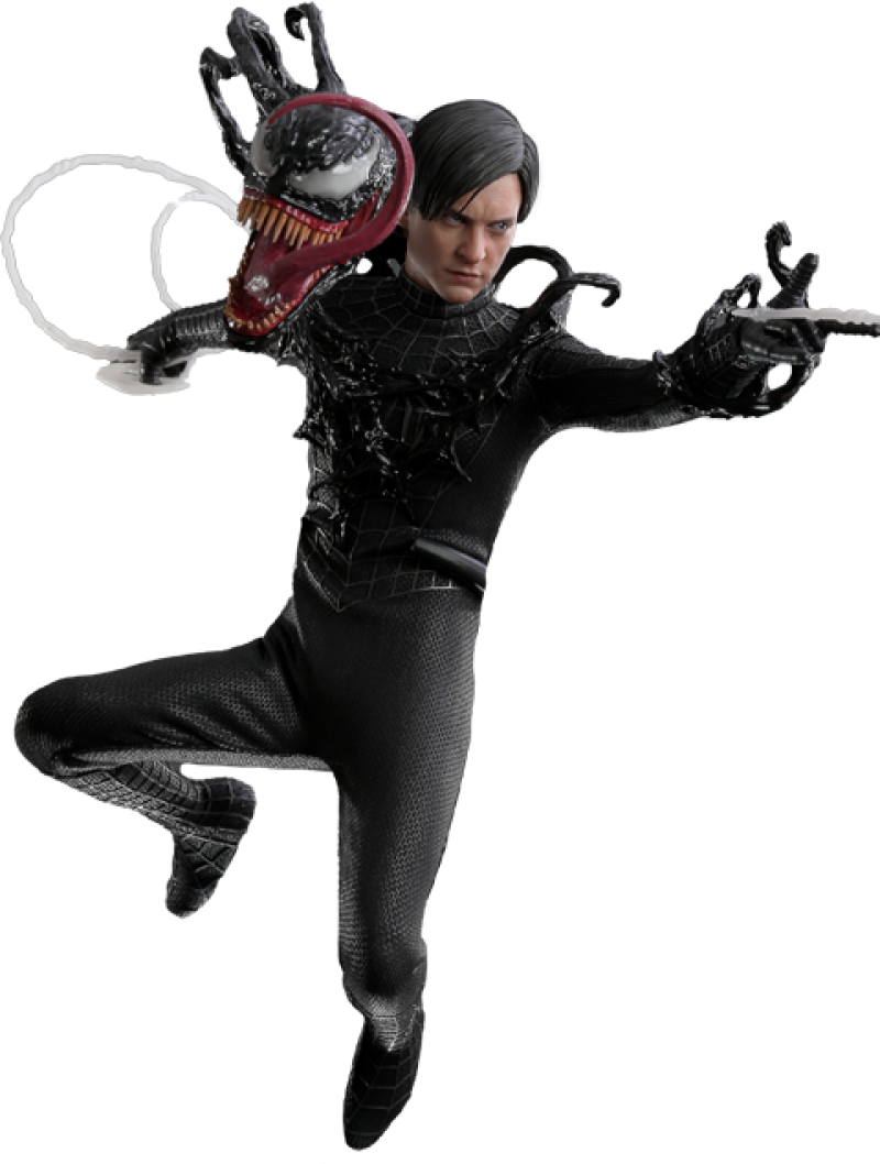Spider-Man (Black Suit) (Special Edition) Sixth Scale Figure by Hot Toys