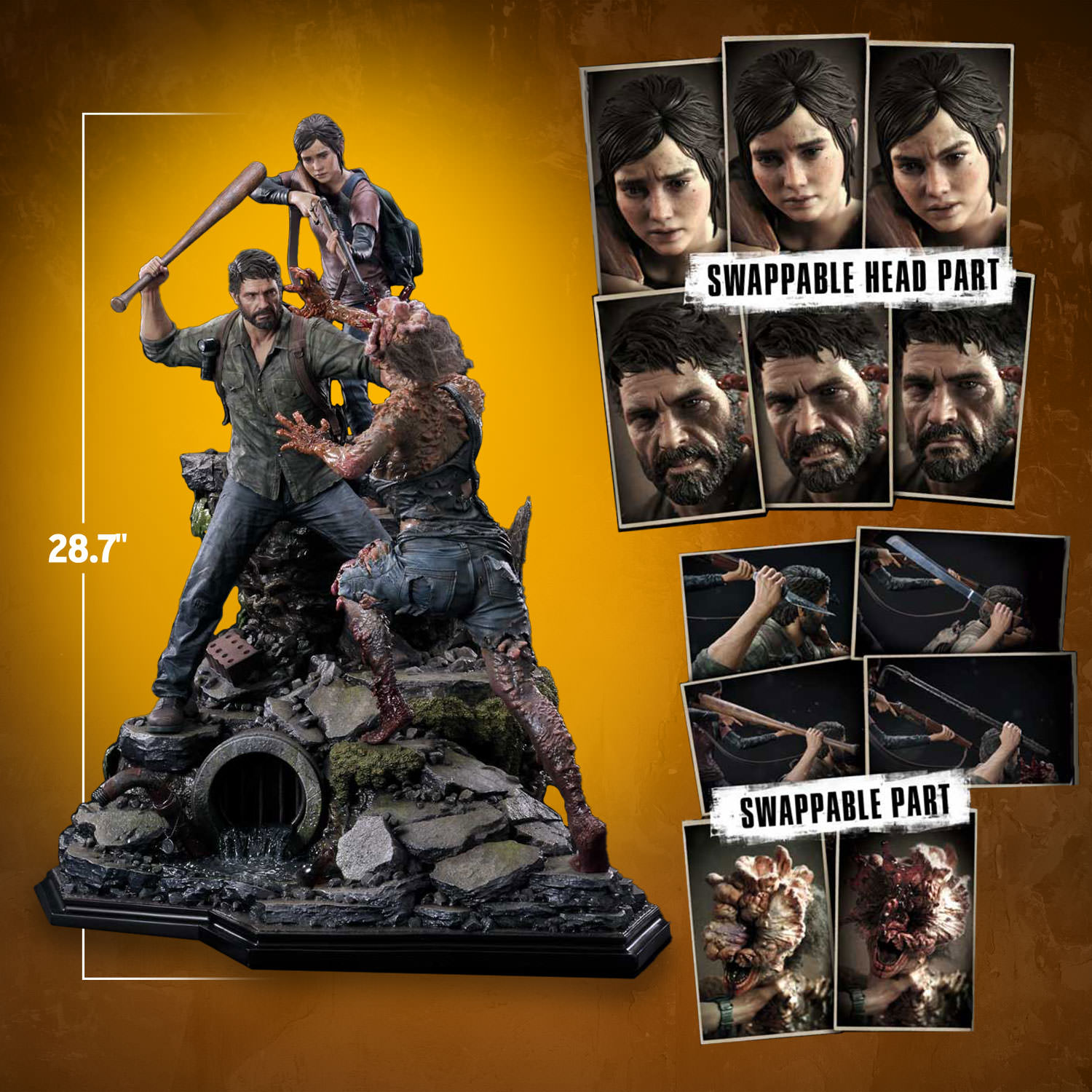 Joel & Ellie Quarter Scale Statue by Prime 1 Studio