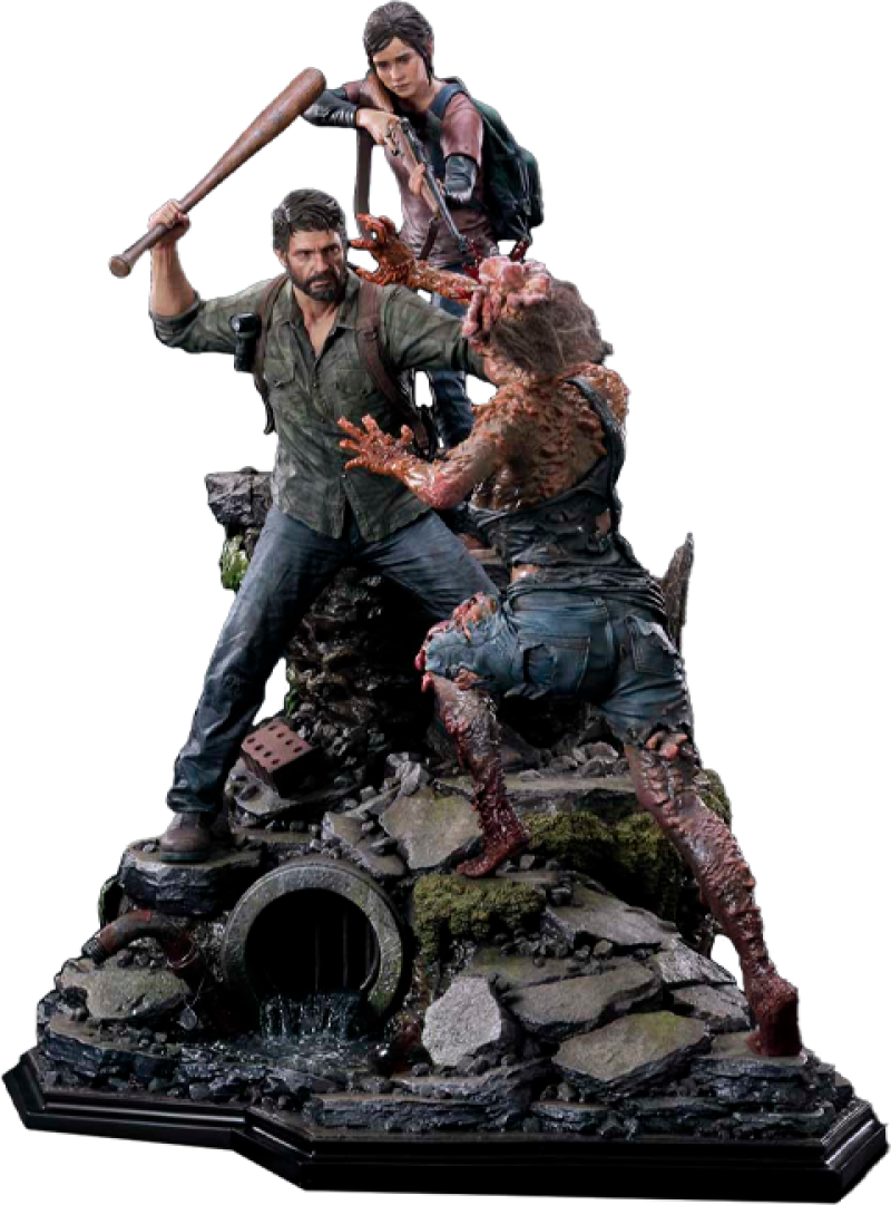 Joel & Ellie (Deluxe Bonus Version) Quarter Scale Statue by Prime 1 Studio