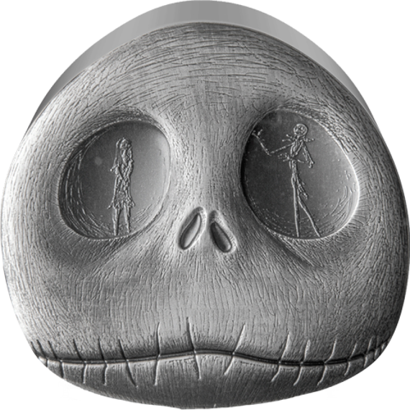 The Nightmare Before Christmas 30th Anniversary 1oz Silver Coin Silver Collectible by New Zealand Mint
