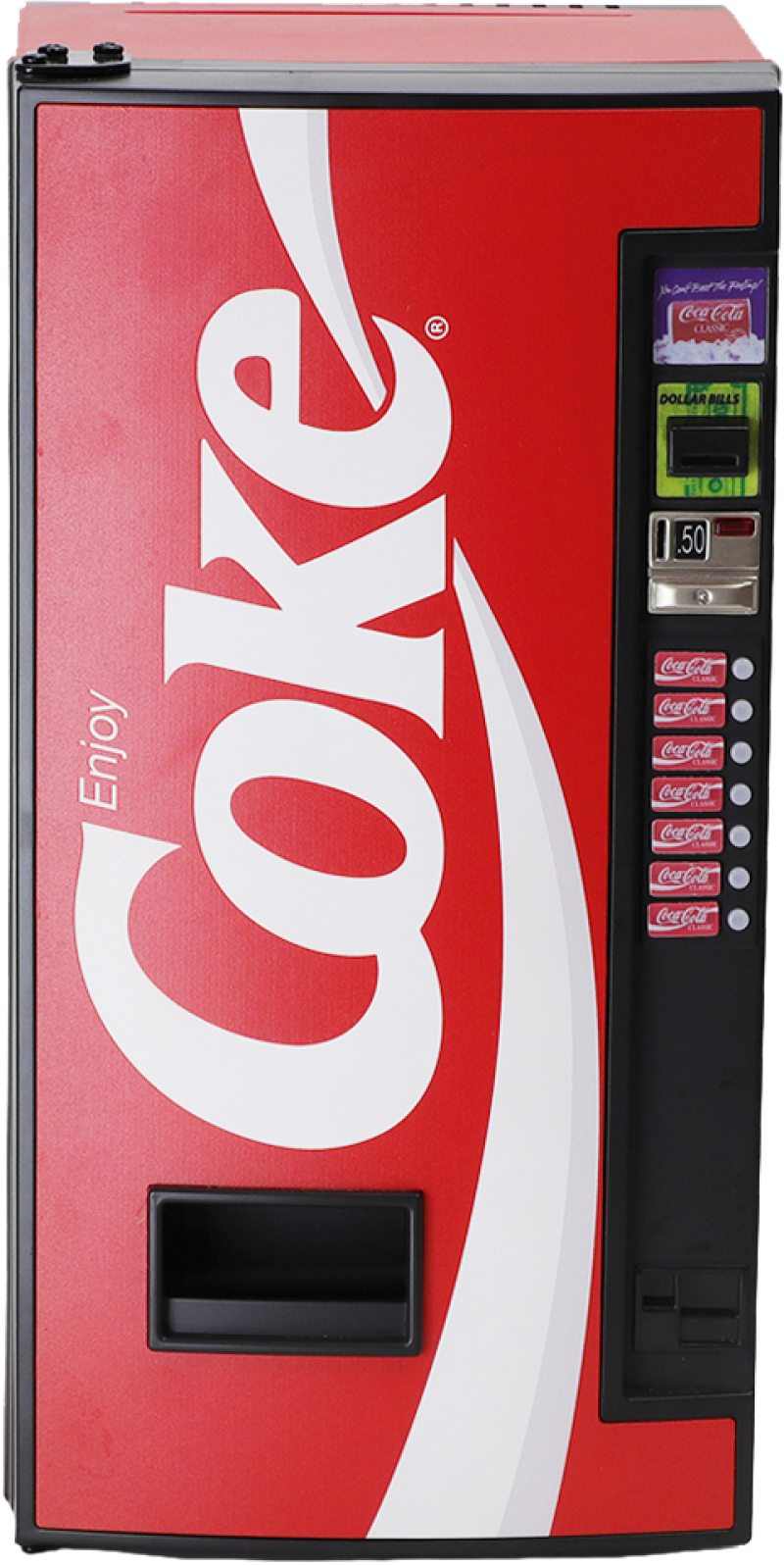 Coca-Cola Classic Vending Machine Mini Fridge Scaled Replica by New Wave Toys