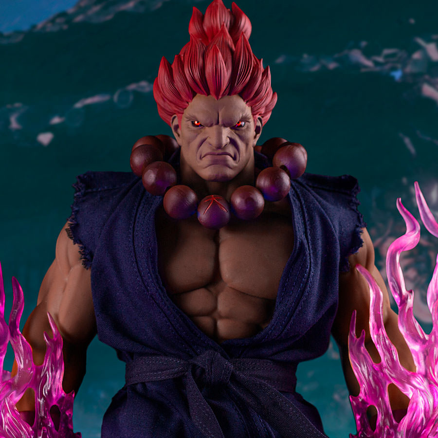 Street Fighter Akuma 7 White Art Figure