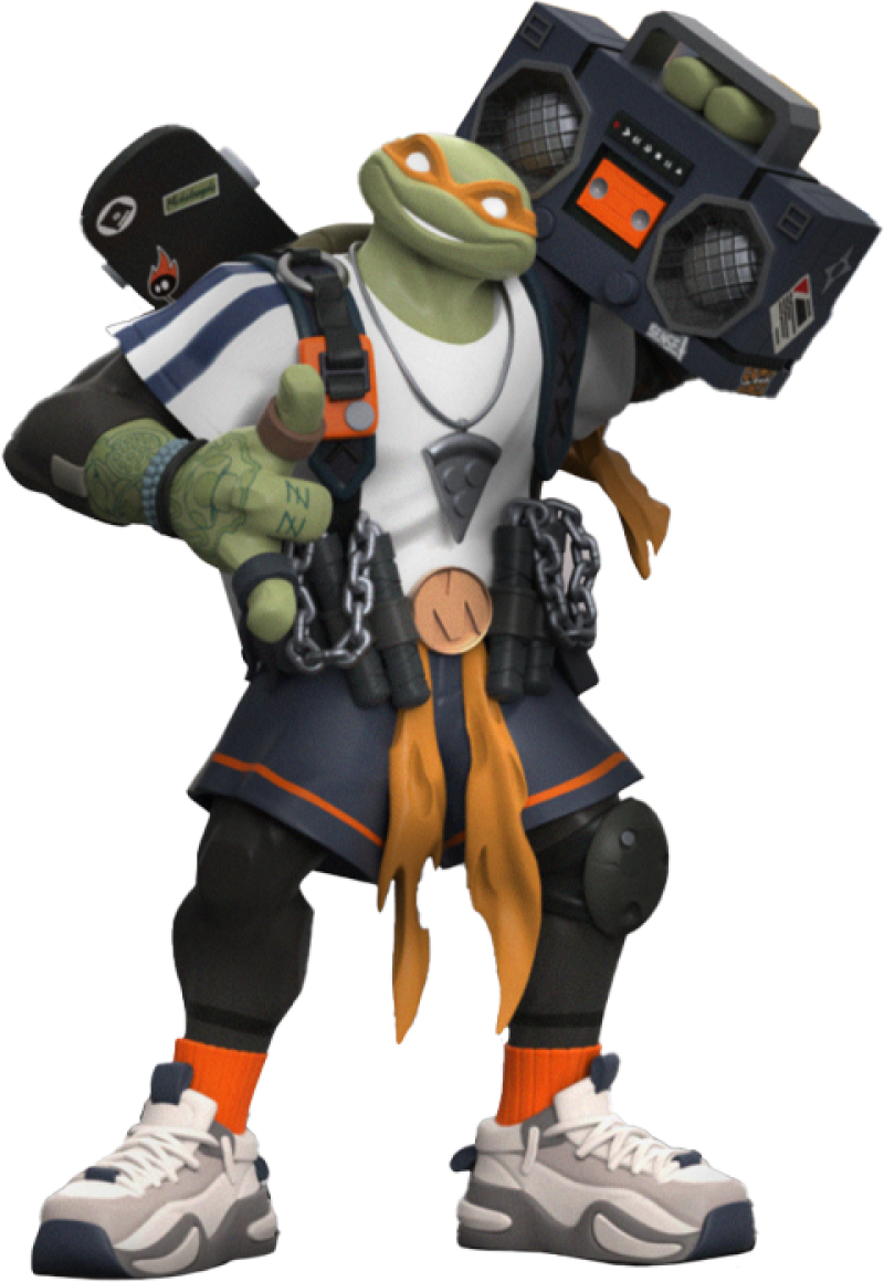 Urban Combat Michelangelo Statues by Mighty Jaxx