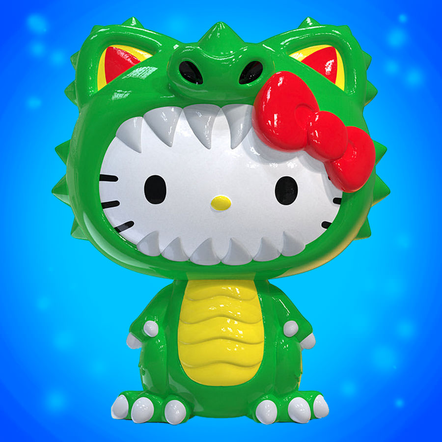 DOLK 版画 KITTY RIOT - GREEN Kitty Riot by DOLK Reed Projects Gallery限定9枚のみ制作の