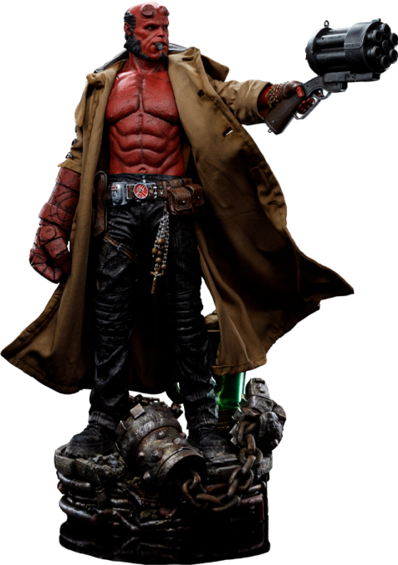Hellboy Quarter Scale Statue by Iron Studios