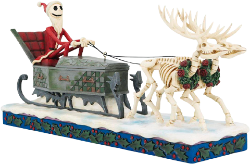 Santa Jack and Sleigh Figurine by Enesco, LLC