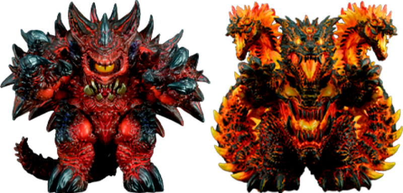 Turtle Demon & Lizard Demon Vinyl Statue by ACRO