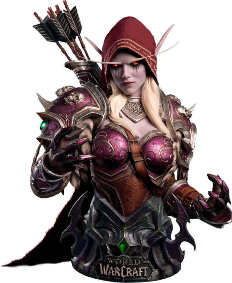 Sylvanas Windrunner Life-Size Bust by Infinity Studio
