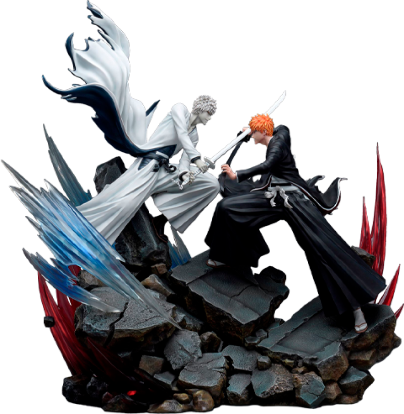 Ichigo Kurosaki vs Hollow Ichigo Statues by HEX Collectibles