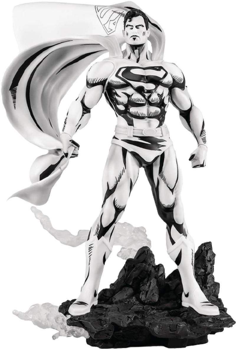 Superman Black & White Version (PX Exclusive) Statues by PureArts
