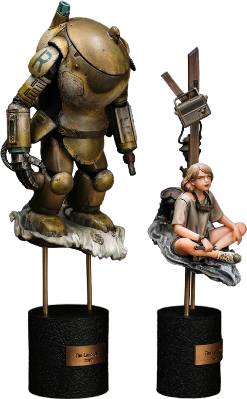 The Load-Out (Artist Version) Statues by Manas SUM