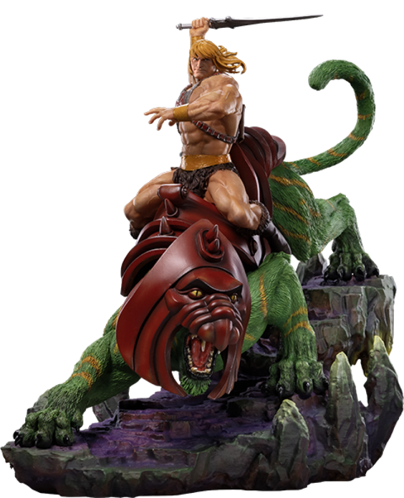 He-Man & Battle-Cat 1:10 Scale Statue by Iron Studios