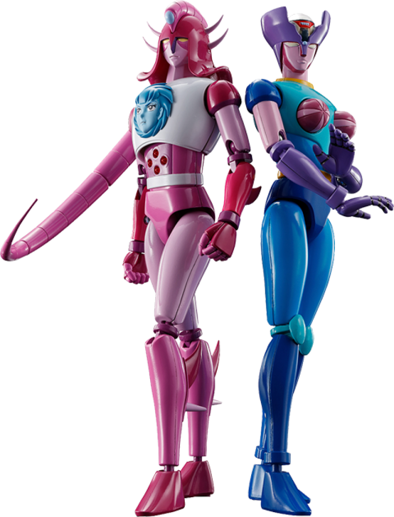 GX-108 Rhine X1 & GX-11R Diana A Die-cast Figure by Tamashii Nations