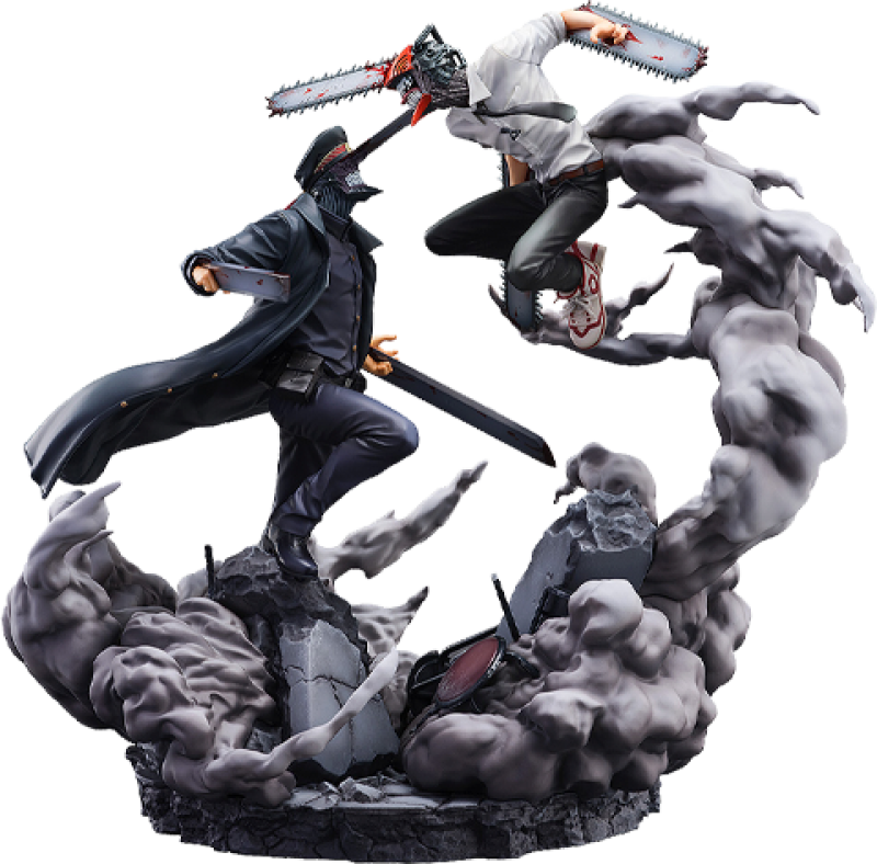 Chainsaw Man vs. Samurai Sword Collectible Figure by SEGA