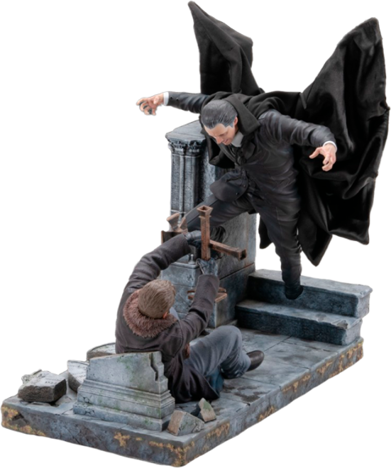Dracula vs Van Helsing Diorama by Infinite Statue