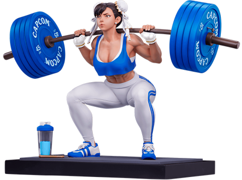 Chun-Li: Powerlifting Quarter Scale Statue by PCS