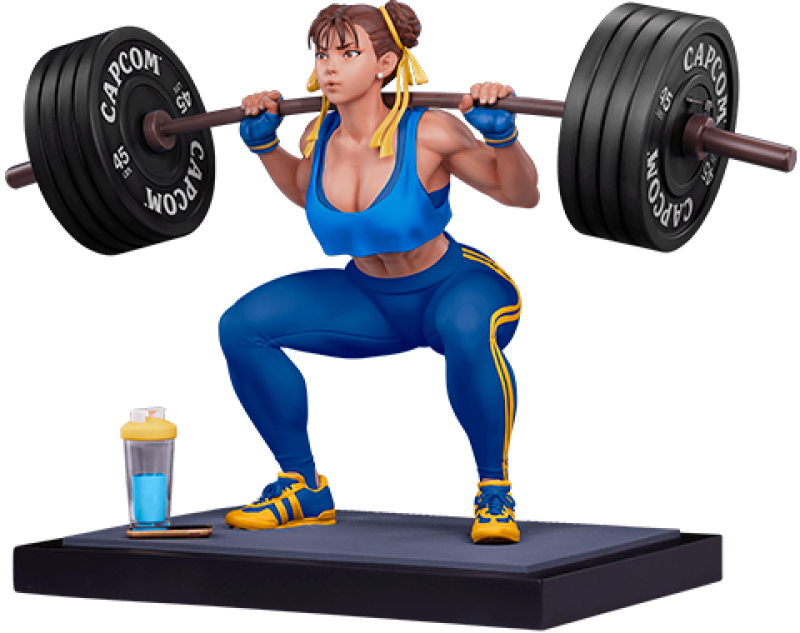 Chun-Li: Powerlifting (Alpha Edition) Quarter Scale Statue by PCS