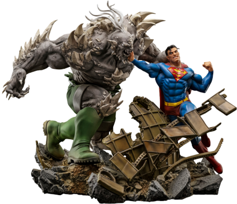 Superman Vs Doomsday 1:10 Scale Statue by Iron Studios