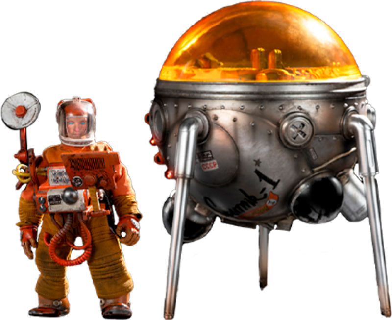 Astronaut and Sputnik 1 Action Figure by Damtoys