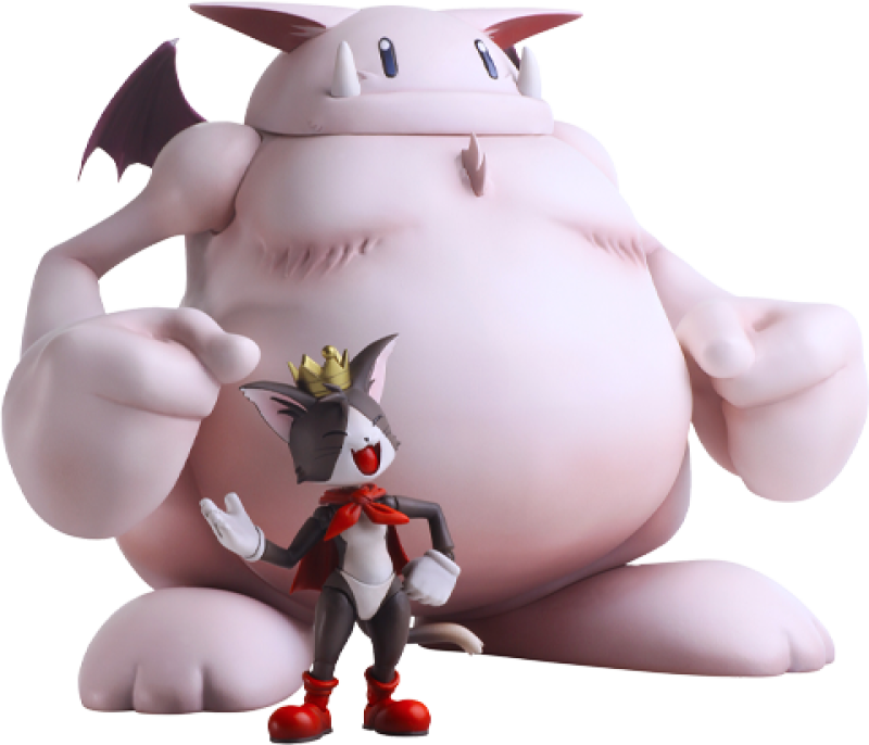 Cait Sith & Fat Moogle Vinyl Collectible by Square Enix