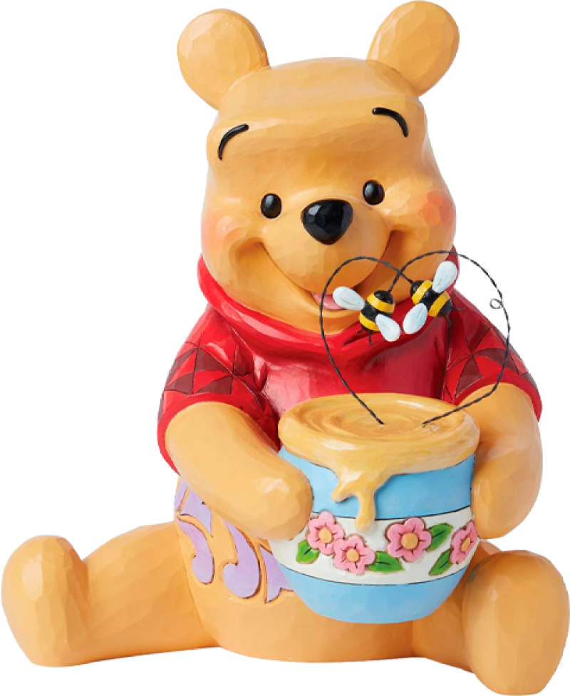 Pooh with Honey Pot Figurine by Enesco, LLC