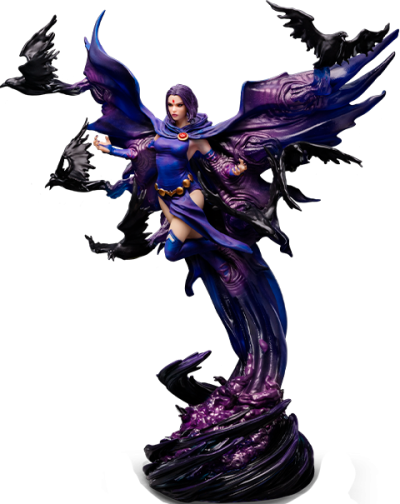 Raven 1:10 Scale Statue by Iron Studios