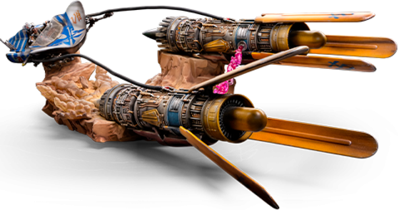 Anakin’s Pod Racer Statues by Iron Studios