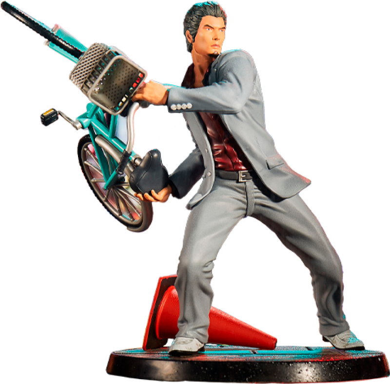 Kazuma Kiryu Statues by Numskull