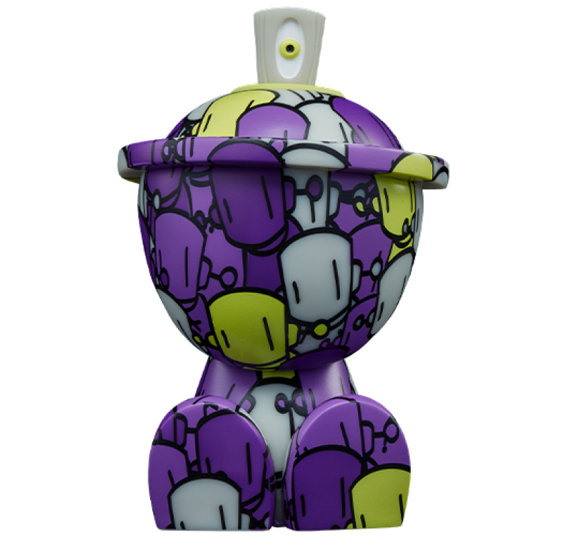 Chris RWK (Purple GID) Canbot Collectible Figure by Clutter Studios