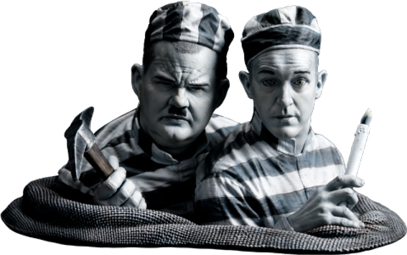 Stan Laurel & Oliver Hardy Statues by Infinite Statue