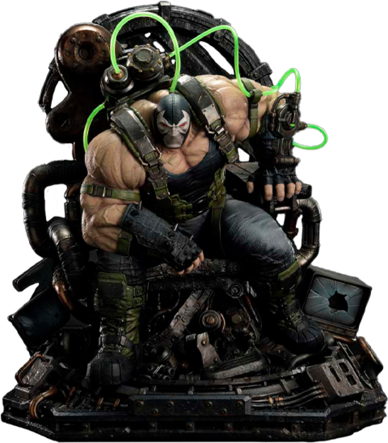 Bane on Throne (Deluxe Bonus Version) Quarter Scale Statue by Prime 1 Studio
