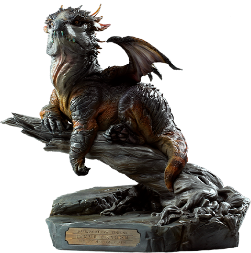 Lemur Dragon Statues by Zenpunk Collectibles