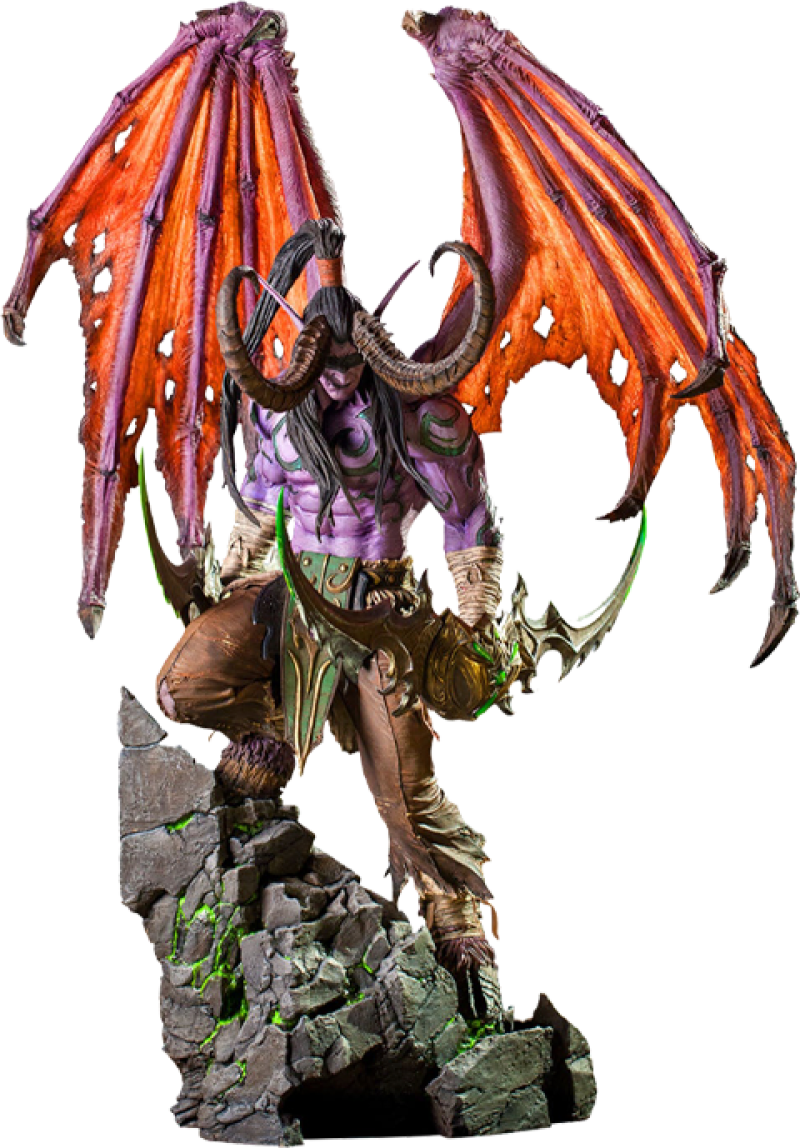 Illidan Statues by Activision Blizzard