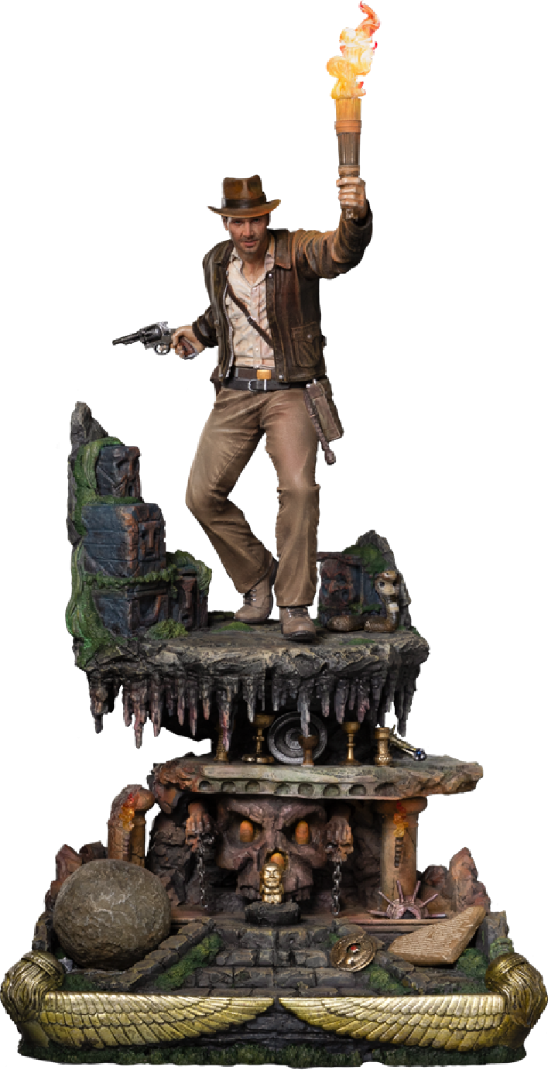 Indiana Jones Deluxe 1:10 Scale Statue by Iron Studios