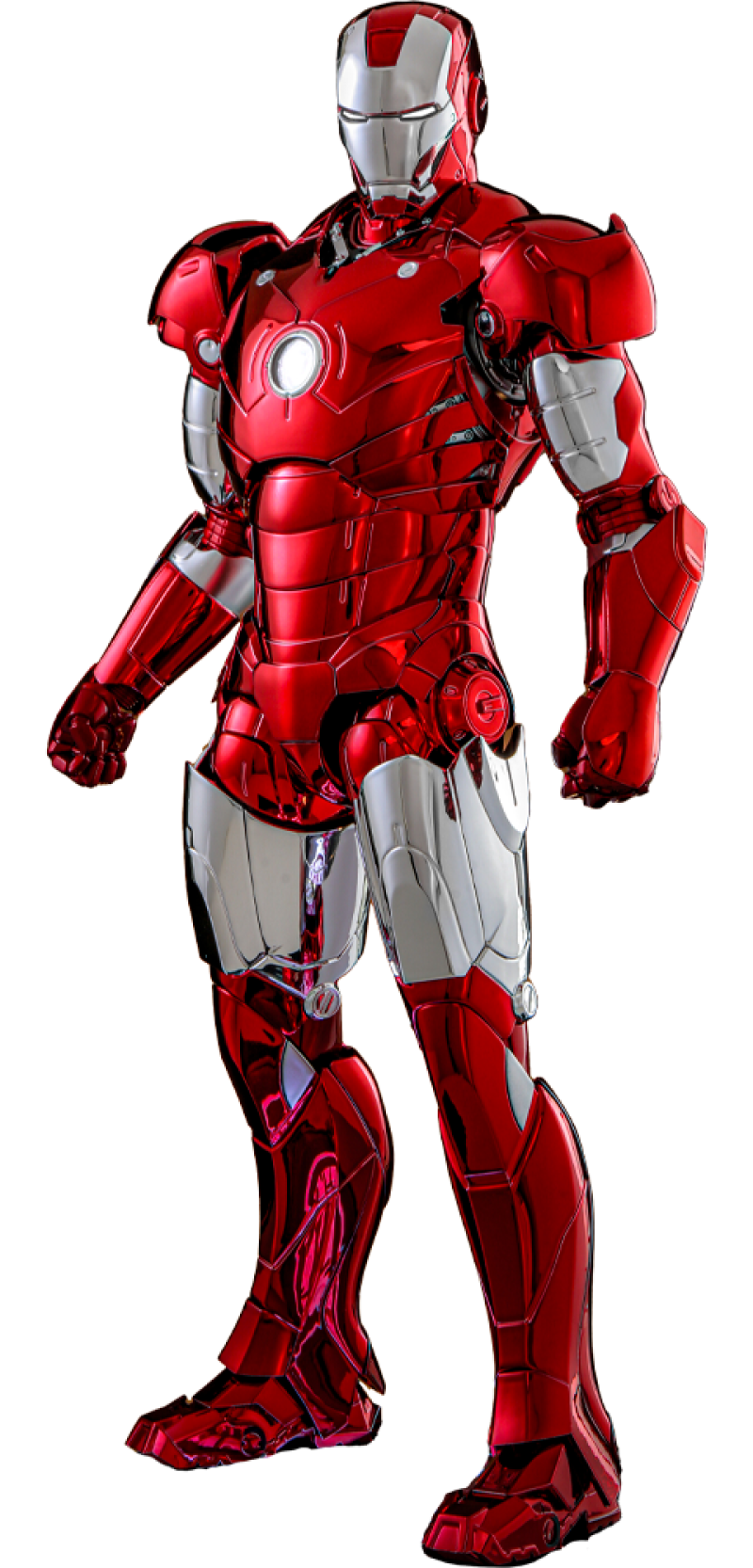 Iron Man Mark III (Red & Chrome Version) Sixth Scale Figure by Hot Toys (913393)