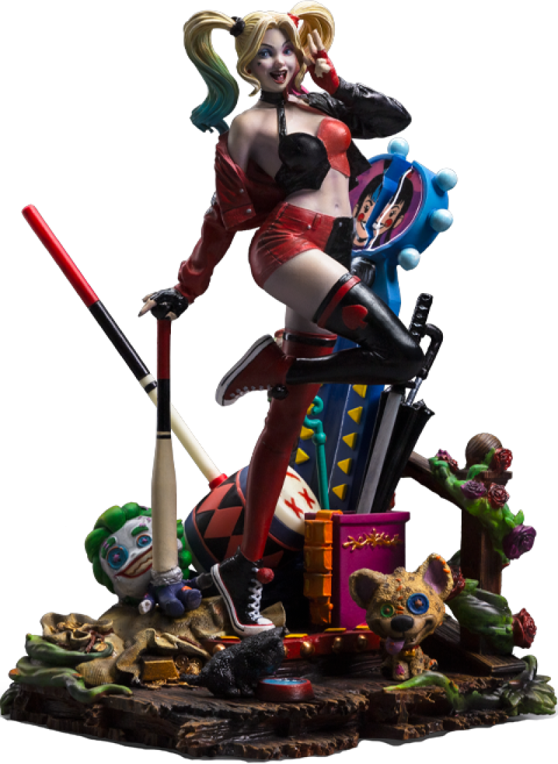 Harley Quinn (Gotham City Sirens) Deluxe 1:10 Scale Statue by Iron Studios