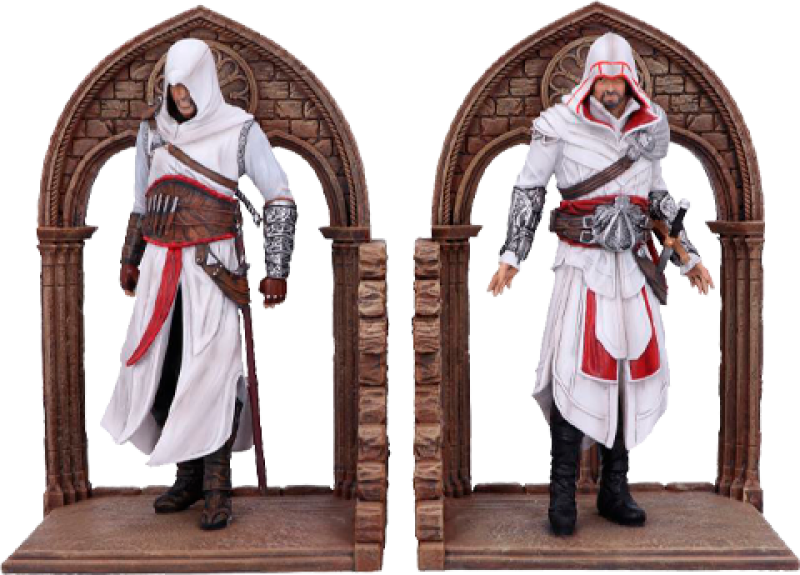 Altaïr and Ezio Bookends Office Supplies by Nemesis Now