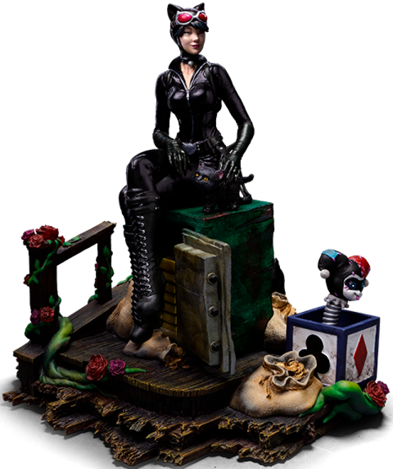 Catwoman (Gotham City Sirens) Deluxe 1:10 Scale Statue by Iron Studios