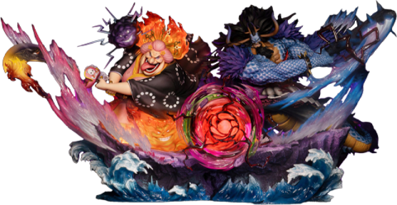 Big Mom & Kaido with Hakai Statues by Jimei Palace