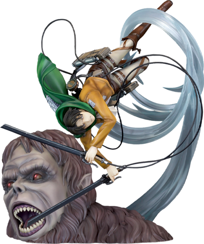 Levi vs Beast Titan Collectible Figure by Proof