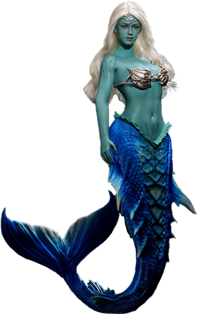 Mermaid Sharleze (Blue Skin) Sixth Scale Figure by TBLeague