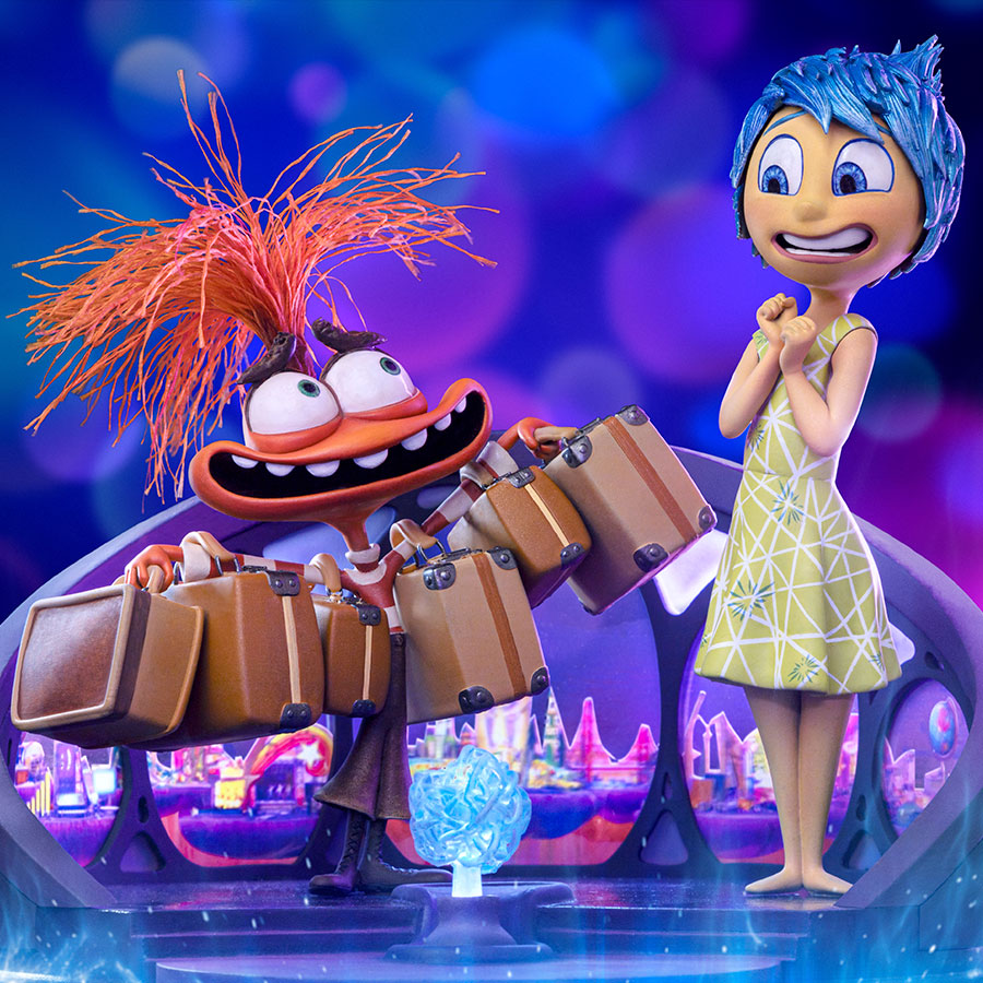 Disney / Pixar Inside Out 2 9-Piece Deluxe PVC Figure