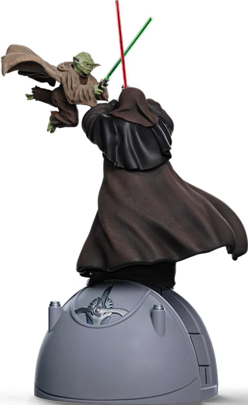 Yoda vs Palpatine 1:10 Scale Statue by Iron Studios