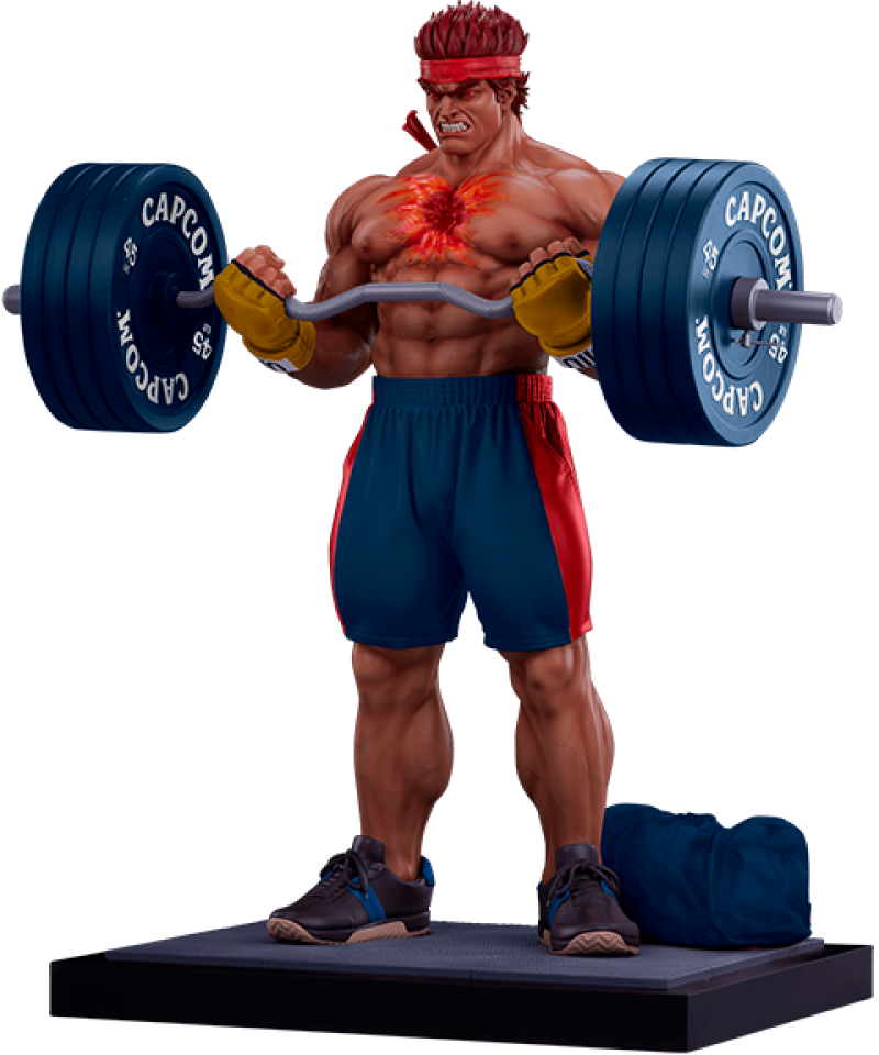 Evil Ryu: Powerlifting Quarter Scale Statue by PCS